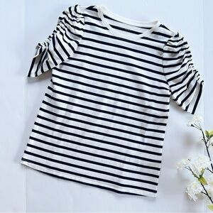 Kate Spade Striped Black & White Top